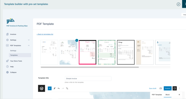 yith woocommerce pdf invoice premium8