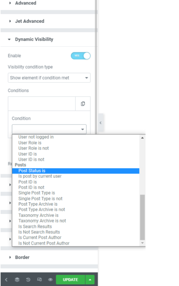 jet engine custom visibility conditions2